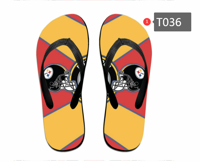 All Sizes Pittsburgh Steelers Flip Flops T036(Pls check description for details)
